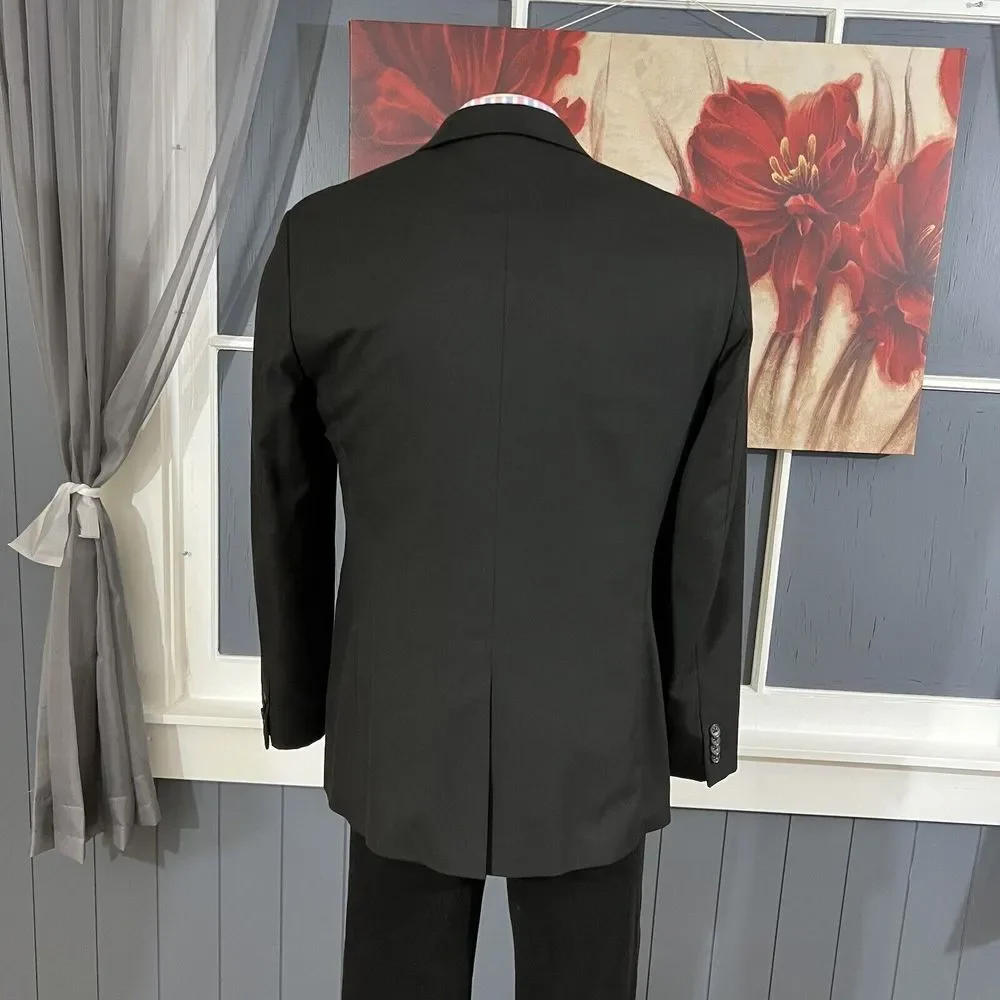 Banana Republic Blazer Mens 👉Actual‎ Size 42R👈Suit Jacket Peak Lapel Polyester
